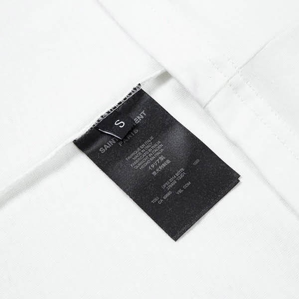 サンローラン コピー ロゴ プリント 半袖 Tシャツ Sas81075